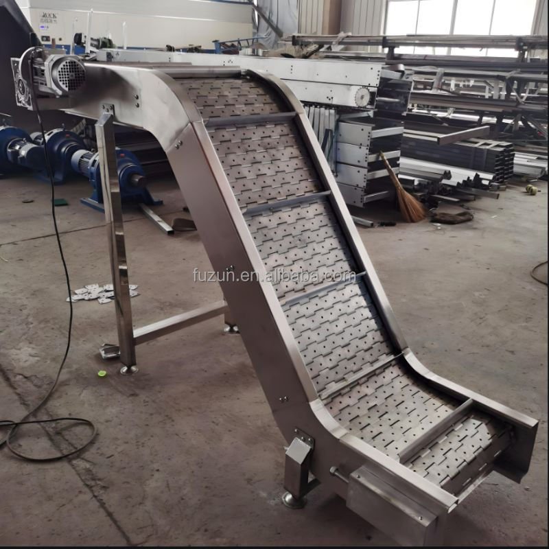 304,316 Stainless steel chain plate conveyor metal mesh belt