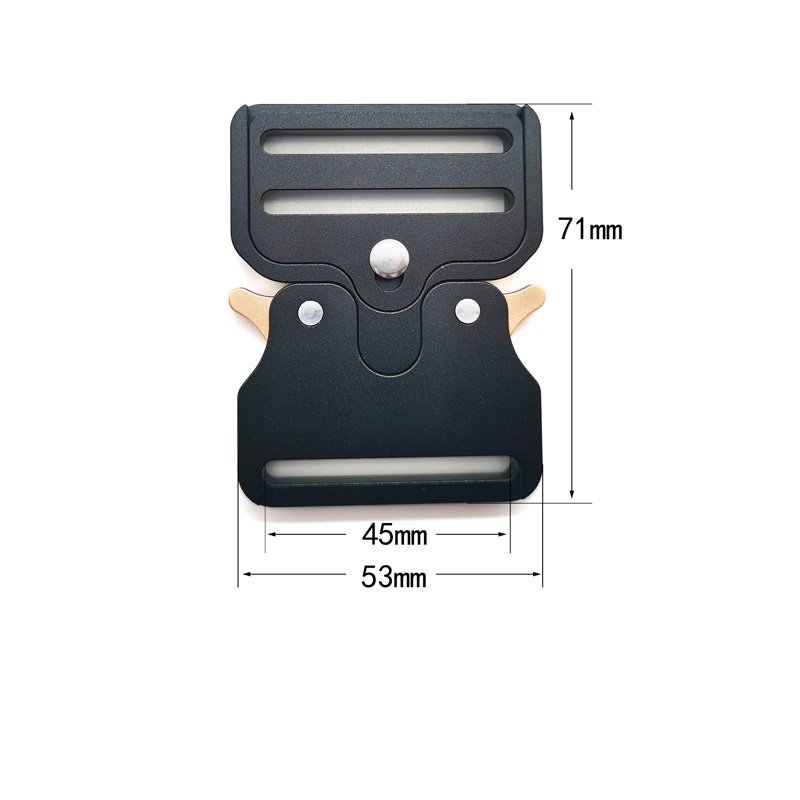 Aviation aluminum buckle tactical belt adjustment buckle apparel bag accessories