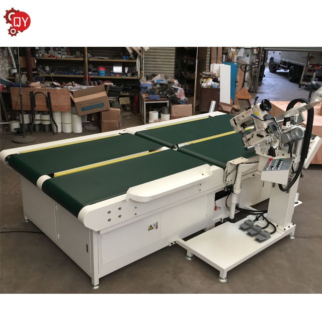 WB-4A Factory Automatic Mattress Tape Edge Machine Mattress Edge Sewing Machine with Double Lifting Chain Stitch Singer Head