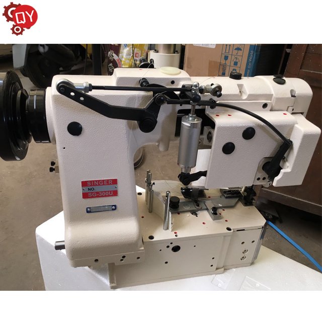 WB-4A Factory Automatic Mattress Tape Edge Machine Mattress Edge Sewing Machine with Double Lifting Chain Stitch Singer Head