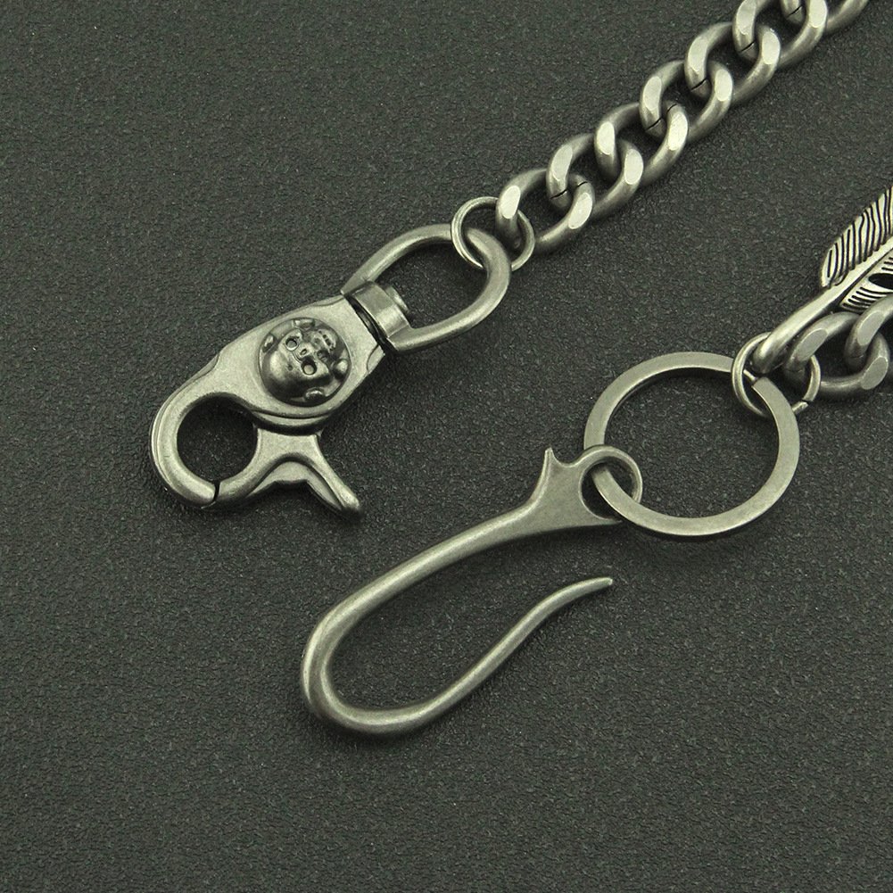 New Punk Hip Hop Goth Style Pants Chain Lock Star Shape Layered Jeans Chains Pocket Waist Chains for Men Women