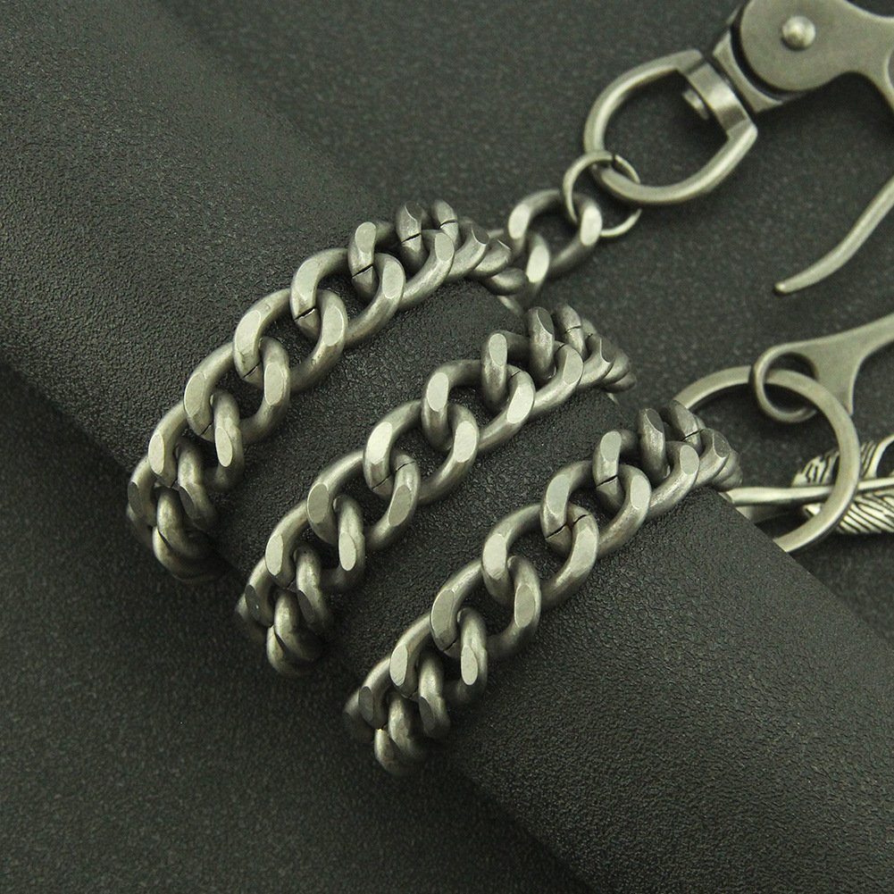 New Punk Hip Hop Goth Style Pants Chain Lock Star Shape Layered Jeans Chains Pocket Waist Chains for Men Women