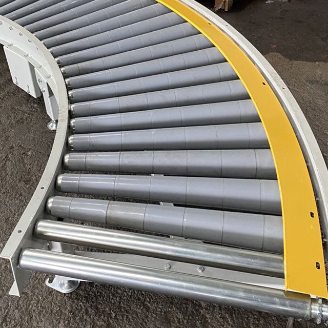 ODM OEM Curved roller conveyor 90 degree 180 degree turning roller conveyor