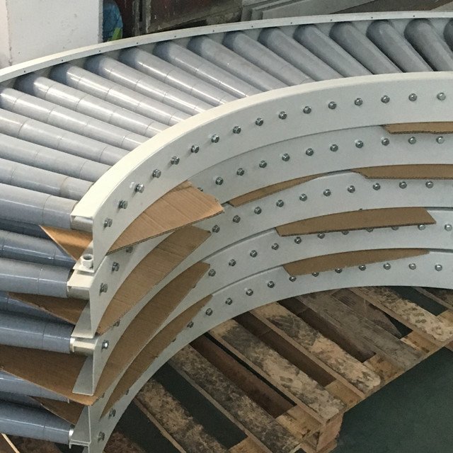 ODM OEM Curved roller conveyor 90 degree 180 degree turning roller conveyor