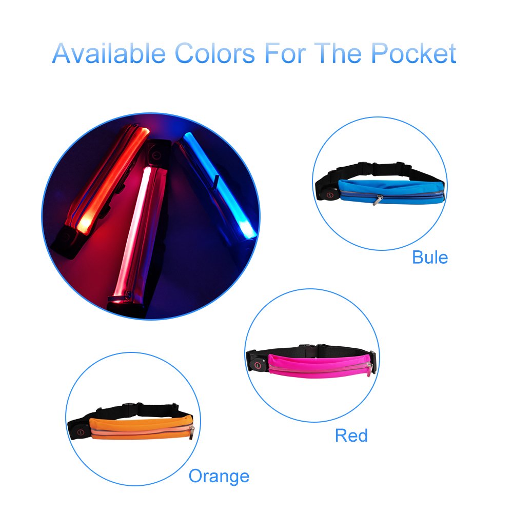 Neon Glo Shenzhen New Casual Fashion Womens Small Outdoor Sport Cyclist Cellphone Bags Thigh Seat Belt Waist Bags With Chain