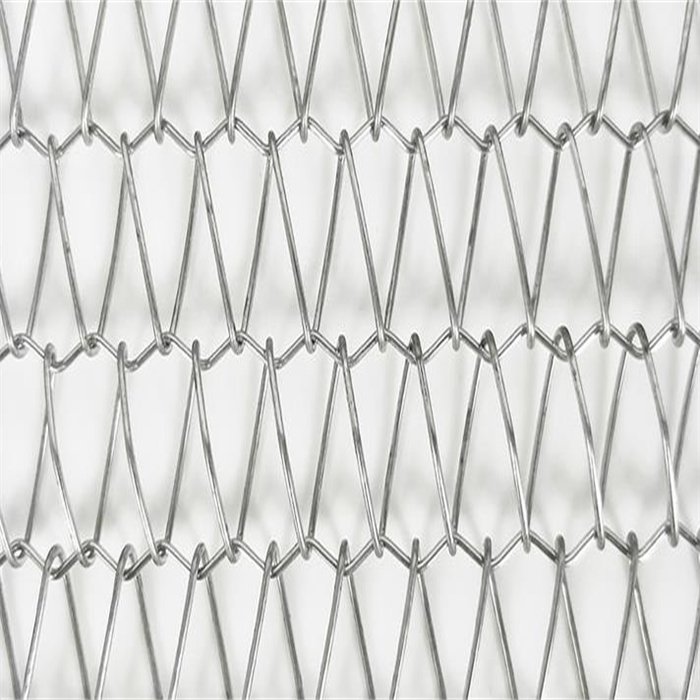 Stainless Steel 304 316 316L Chain Drive Balanced Spiral Wire Mesh Conveyor Belt