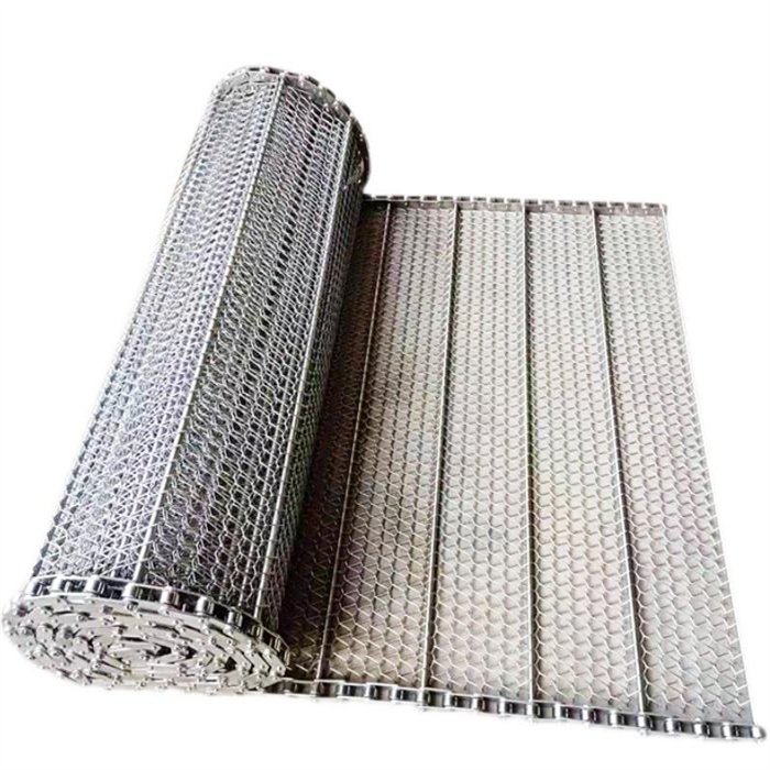 Stainless Steel 304 316 316L Chain Drive Balanced Spiral Wire Mesh Conveyor Belt