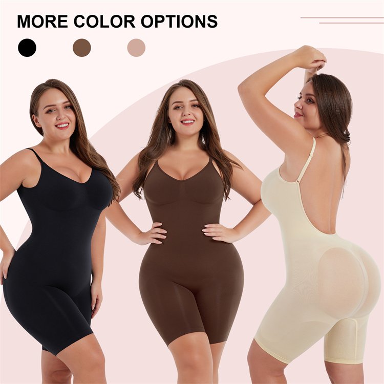 HEXIN Hot Sale 5XL plus size backless bodysuit slimming shapewear thong tummy control seamless shapewear
