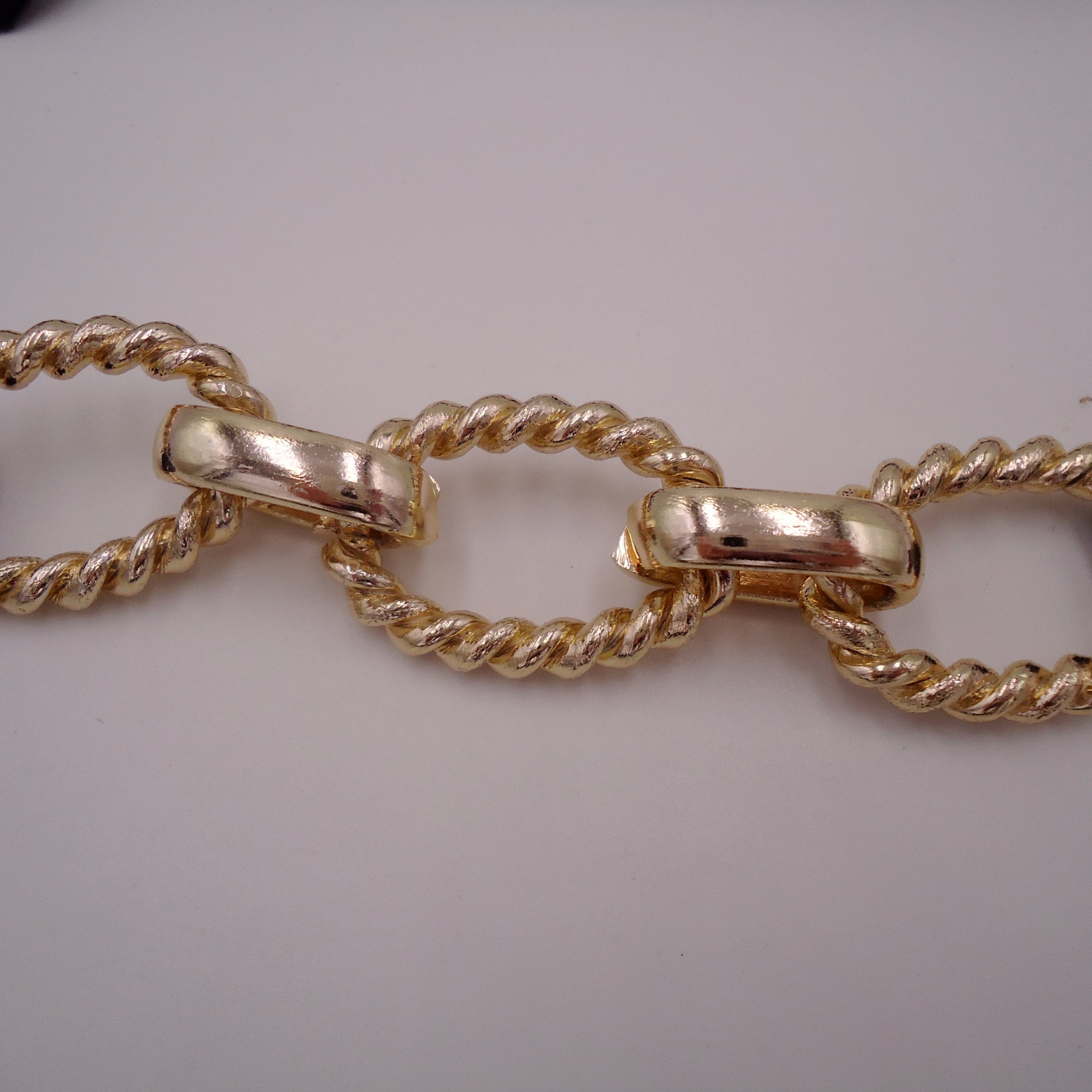 custom design metal gold ladies waist chain belt with pu