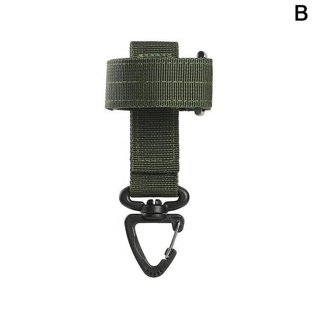 Multifunctional Hiking Hook Outdoor Trekking Tactical Gloves Climbing Rope Storage Metal Buckle Camping Hanging Buckle Holder