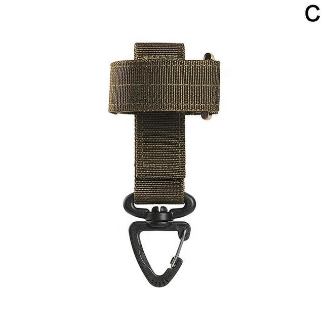 Multifunctional Hiking Hook Outdoor Trekking Tactical Gloves Climbing Rope Storage Metal Buckle Camping Hanging Buckle Holder