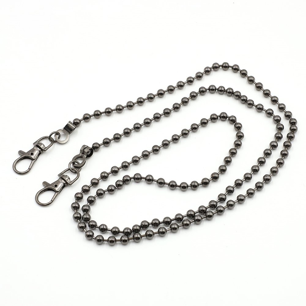 120cm Long Beads Chain Straps for Bags with Fish Mouth Clasps for Sale