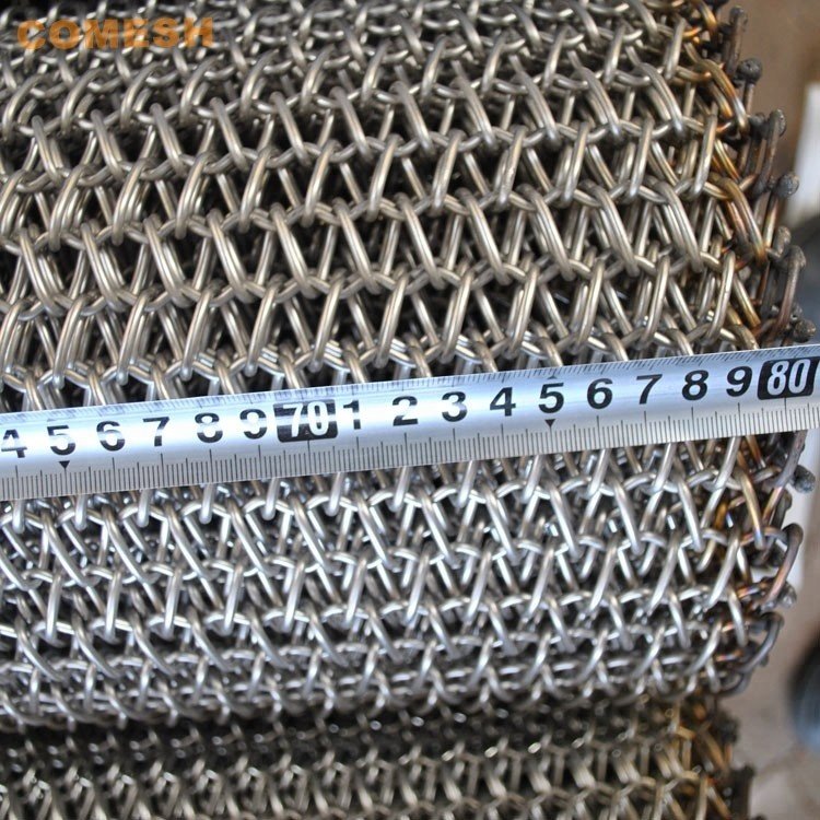 304 Stainless Steel Chain Link Balance Wire Mesh Conveyor Belt