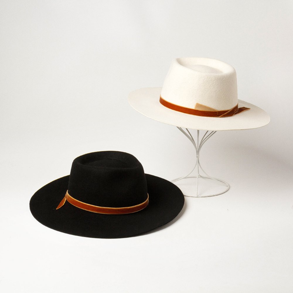 2021 Shine Hats Belt Custom Chapeau Mujeres Sombreros Fieltro Adults Wholesale Wool Wide Brim Ladies Women Felt Jazz Fedora Hat