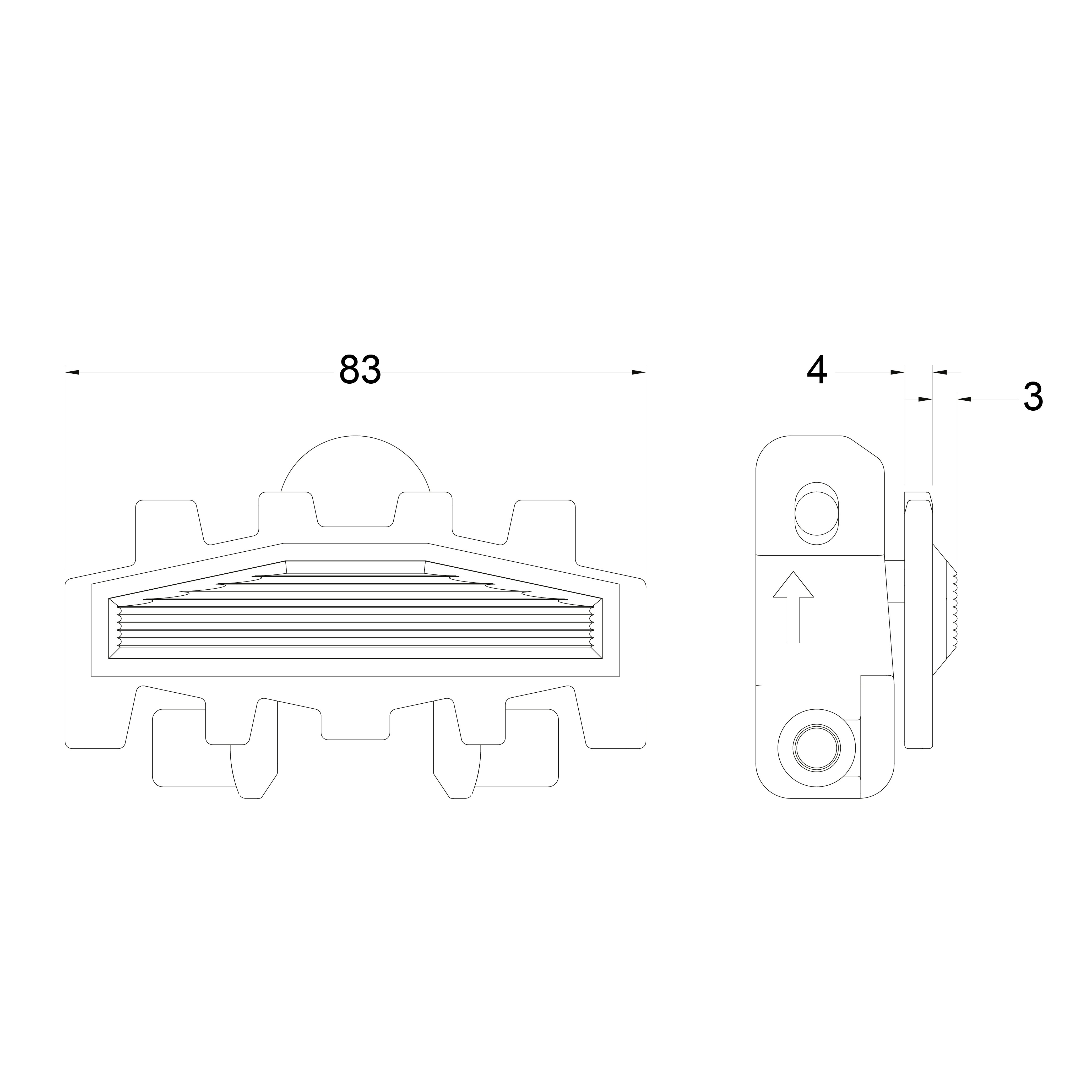 Custom MM3 CF 5P Molded Friction Chain Standard Qualify Belt Conveyor Chemical Resistant Material Handling for Food Use