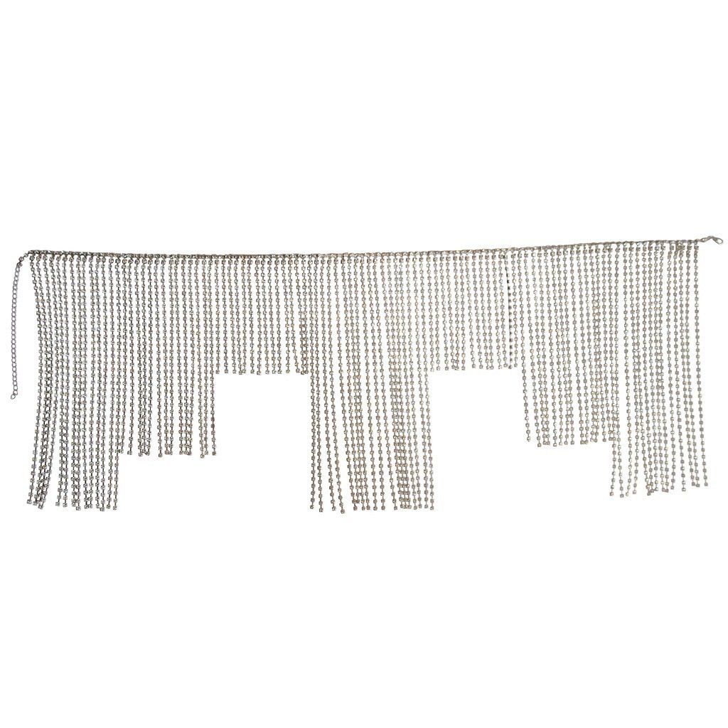 Shiny Full Rhinestones Mini Skirts Long Tassel Crystal Diamonds Patchwork Sexy Bikini Women Waist Belt belly Body Chain Jewelry