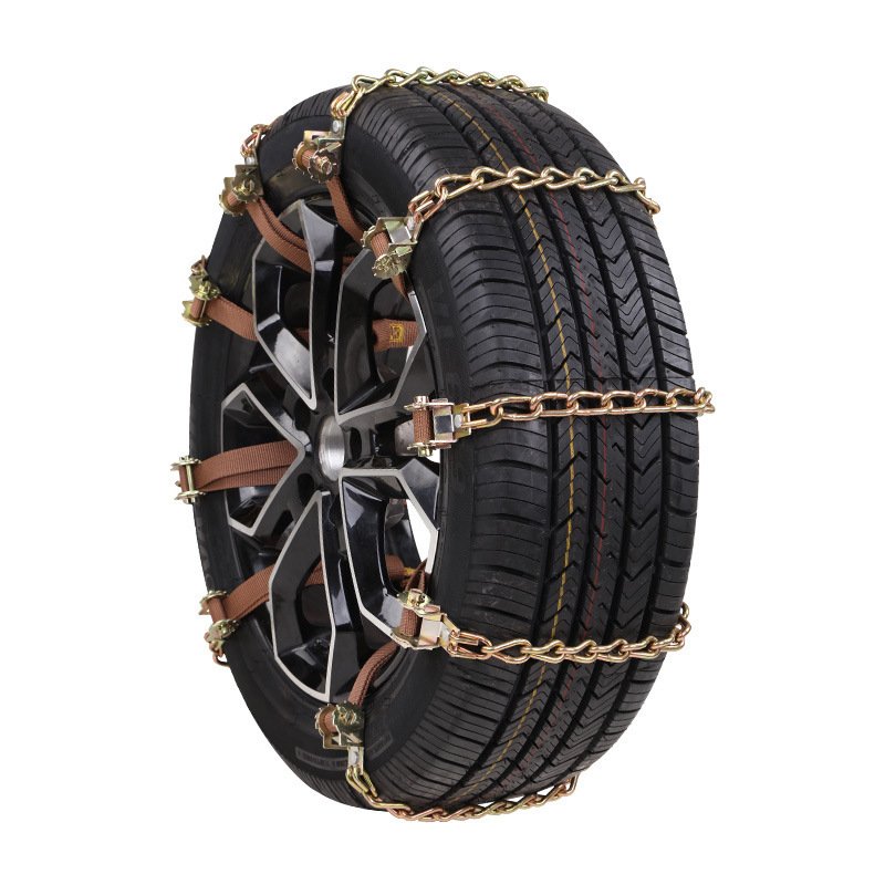 One Set Auto Tire Snow Chains Anti-Skip Belt Safe Driving SUV VAN Auto Accessories Winter Tyres Wheels Snow Chains