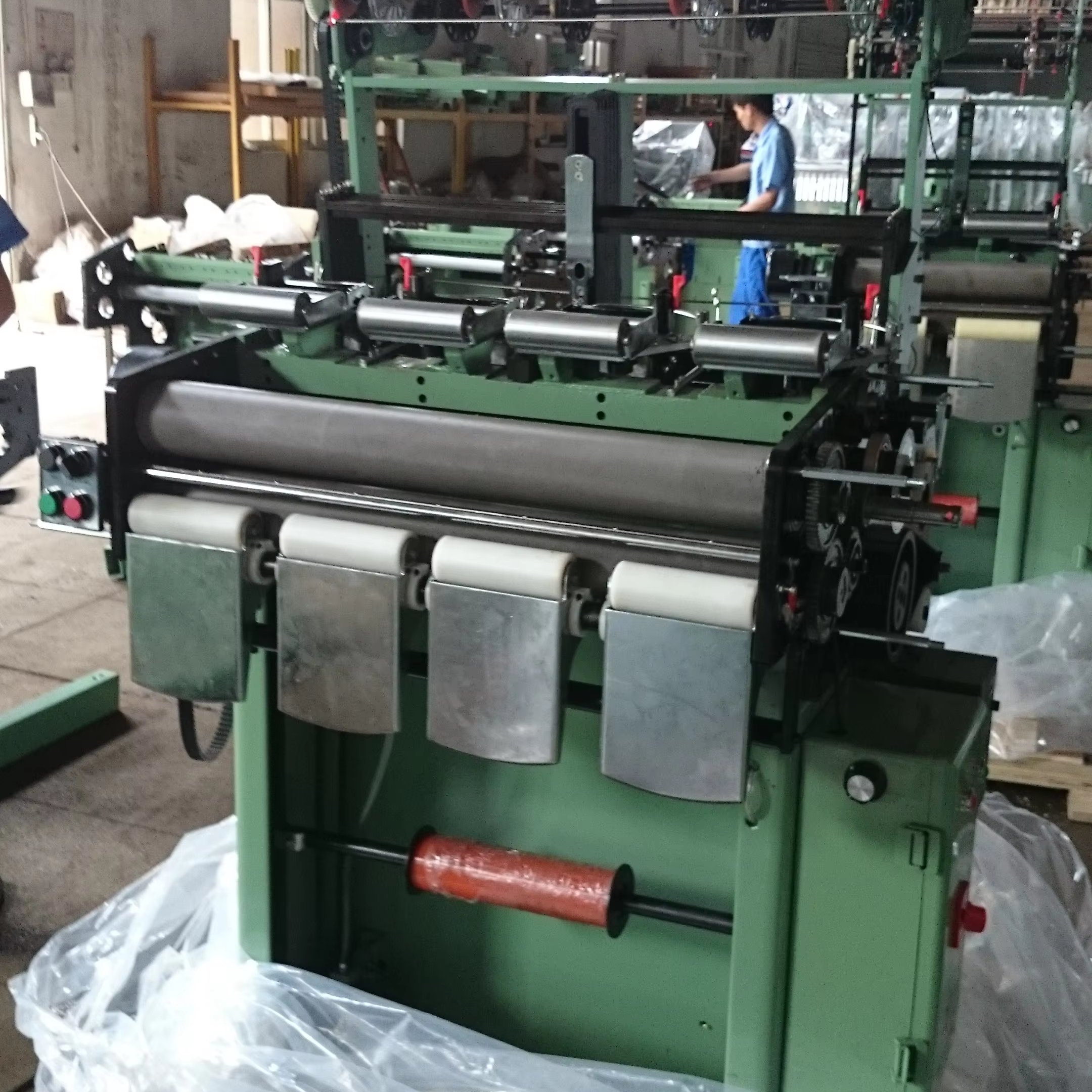 Elastic Underwear Belt Making Machine Muller Woven Elastic Tape Needle Loom Twill Polyester Tape Making Needle Loom