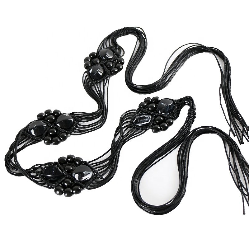 Vintage Casual Bohemian Women's Braided Belt Ethnic Style Decorative Waist Chain