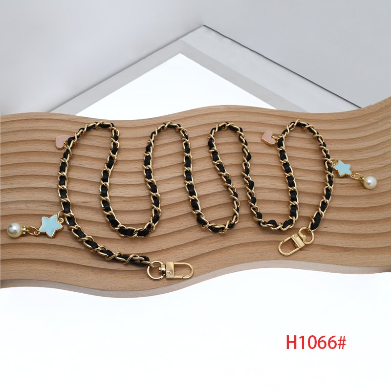 handbag bracelet with charms blue star hardware custom purse chain replacement DIY white leather bracelet strap pink heart