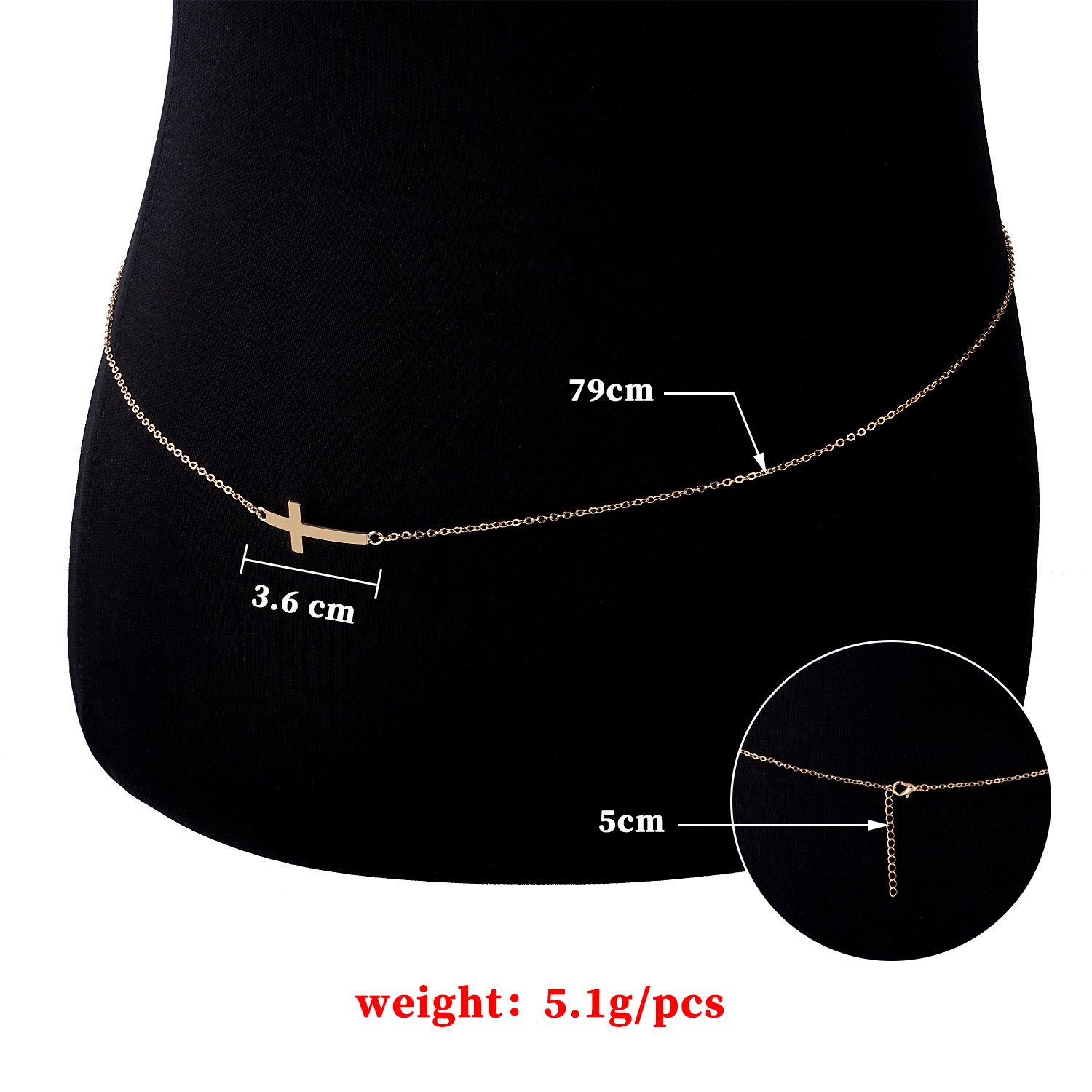 Bikini Waist Cross Exquisite Sexy Beach Belly Body Chain Fashion Belts Girl Sexy Waist Jewelry Body Accessories