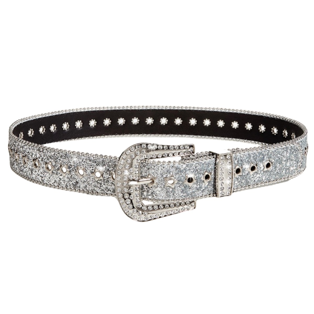 Diamond belt women's jeans wide waistband Punk Trend Personalized Belt Wholesale Acrylic sequin rivet waist chain