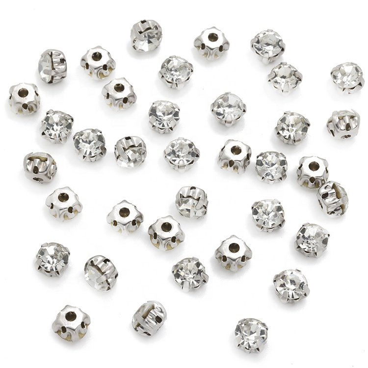 Global supply chain 6mm single claw Diy garment shoe belt accessories crystal rhinestone claw