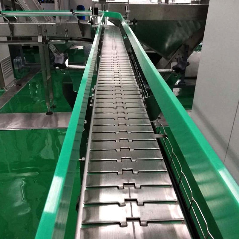 Slat top chain conveyor machine turning conveyor machine belt conveyor system