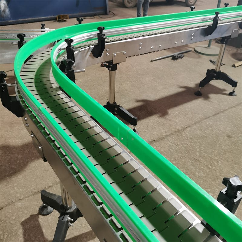 Slat top chain conveyor machine turning conveyor machine belt conveyor system
