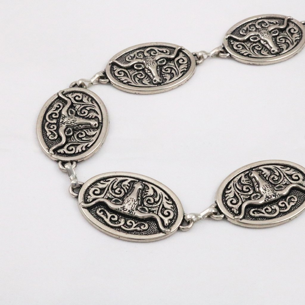 Custom Metal Silver Jeans Western Men Adjustable Ladies Dress Light Waist Chain Belt Cinturon De Cadena