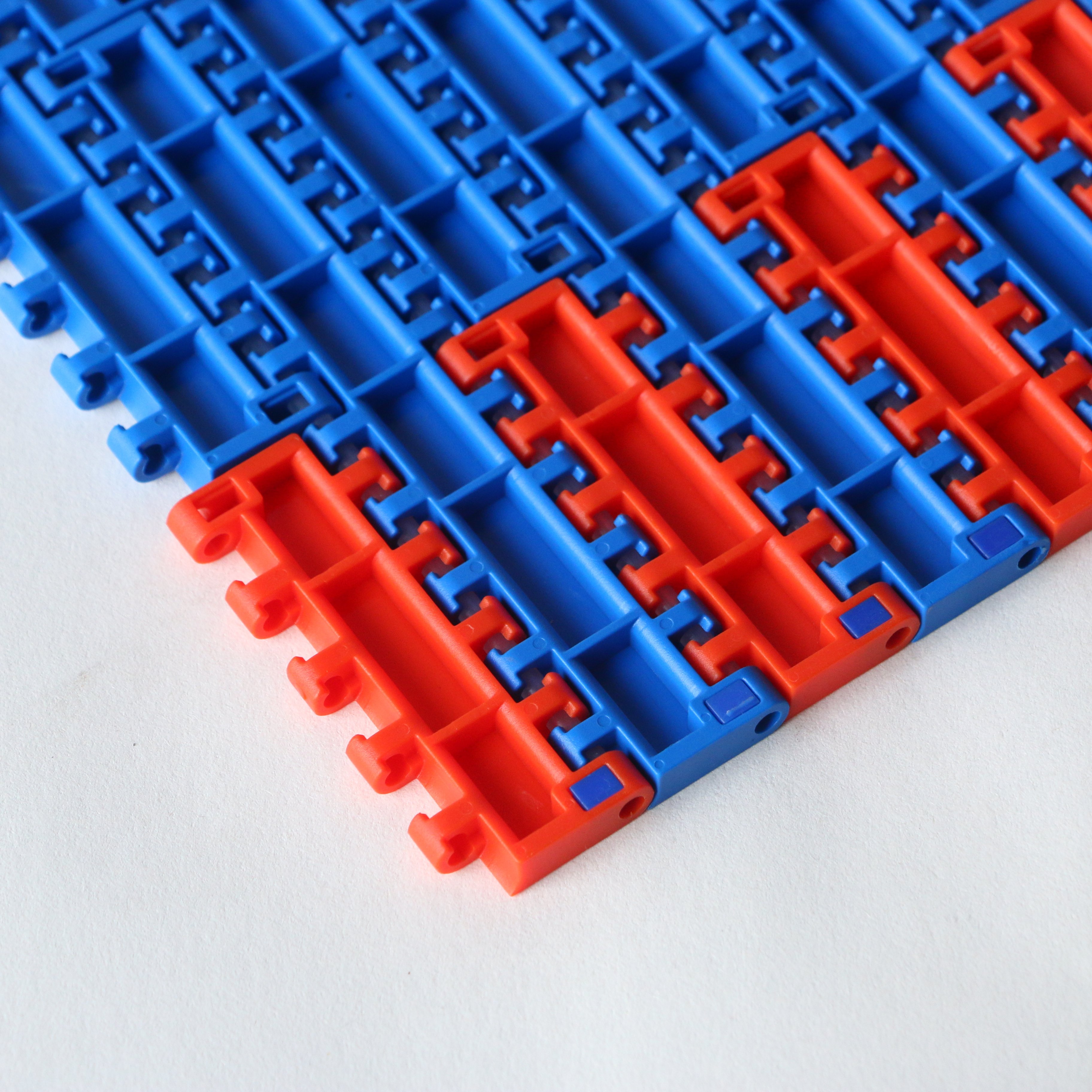 Straight Flat Top Plastic Modular Belt Conveyor mesh belt furnace bottom plate mesh belt furnace sale