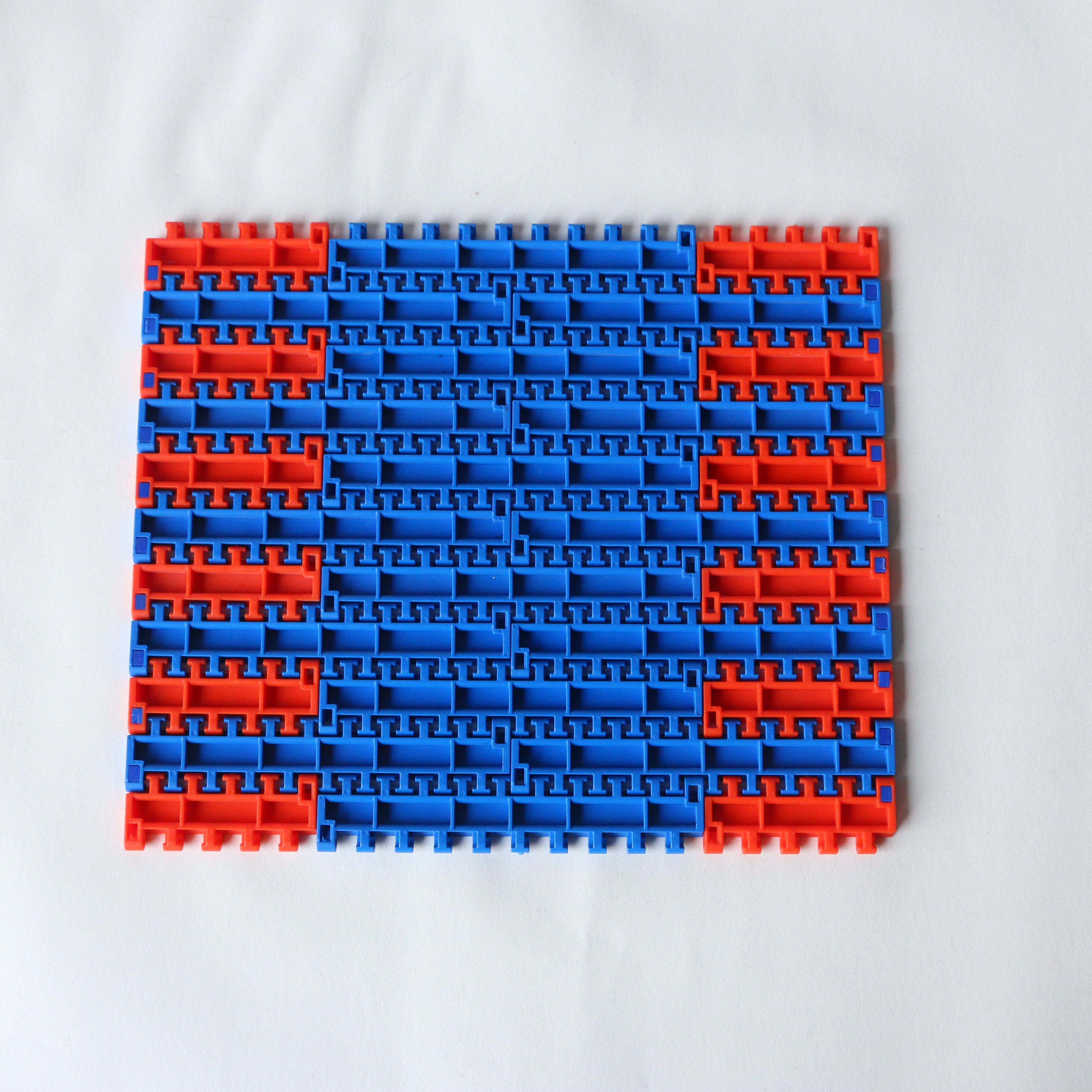 Straight Flat Top Plastic Modular Belt Conveyor mesh belt furnace bottom plate mesh belt furnace sale