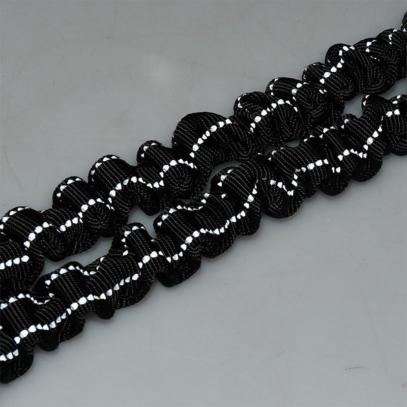 New Black 2 Way Couplers Dog Leash Rope Elastic Extended Pet Leash Belt Outdoor Training dog leash for Two Double