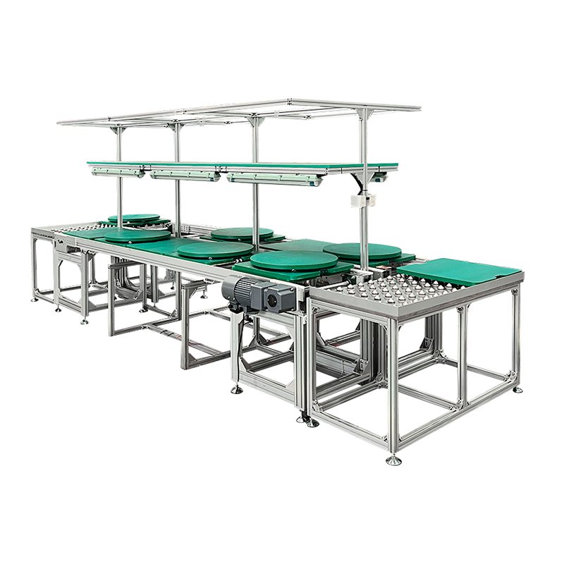 Customized High quality double speed chain production and assembly conveyor line