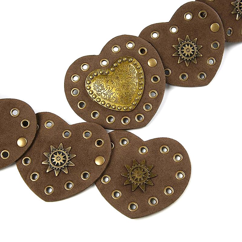 MU Vintage women high quality fashion accessories metal decorative waist chain rhinestone Y2K belt