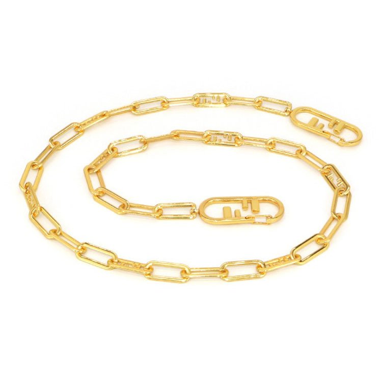 Gold Chain Belts for Women Dress Thick Metal Link Waist Chains Belt for Jeans Skirt Girls Fashion