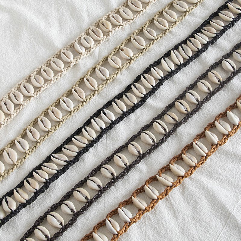 Boho Handmade Sexy Bell Body Jewelry Women's Belly Body Waist Waistband Natural Shell Chain Belt Retro Ethnic Belly Chains
