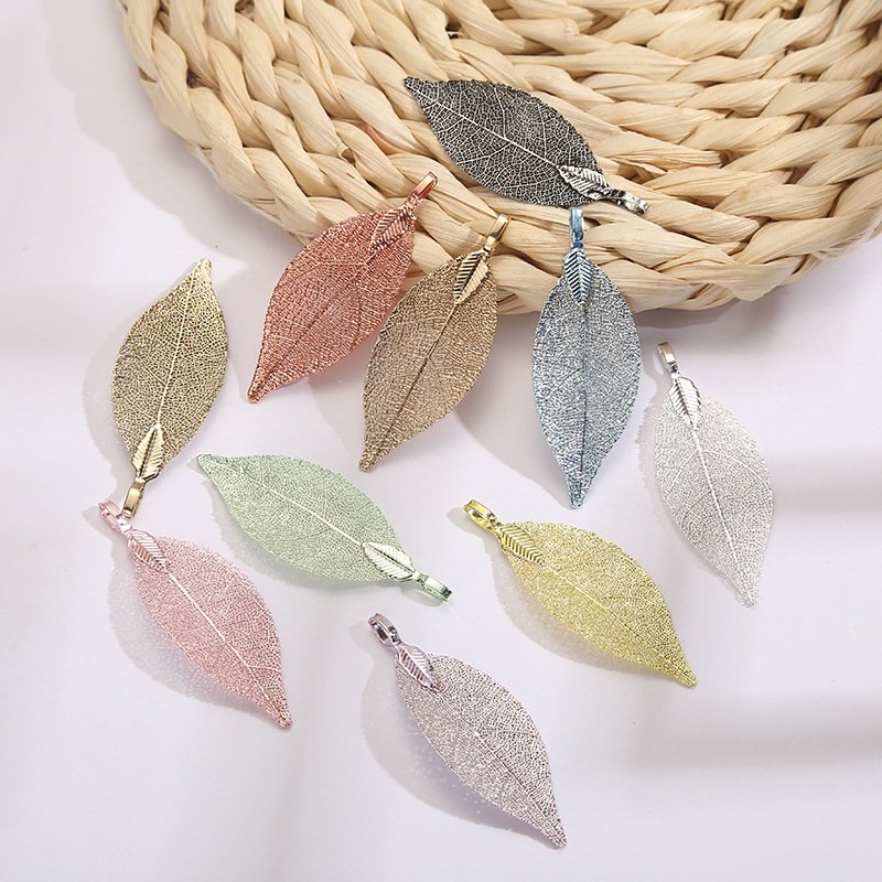 18K Gold Fashion Jewelry Sets Leaf Pendant Moon Star Fine Jewelry Necklaces Charm Minimalist Fine Jewelry Earrings Necklaces