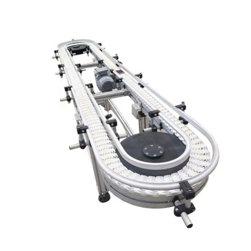 Plastic mesh belt conveyor Plastic mesh plate turning conveyor belt multi-function mesh belt conveyor