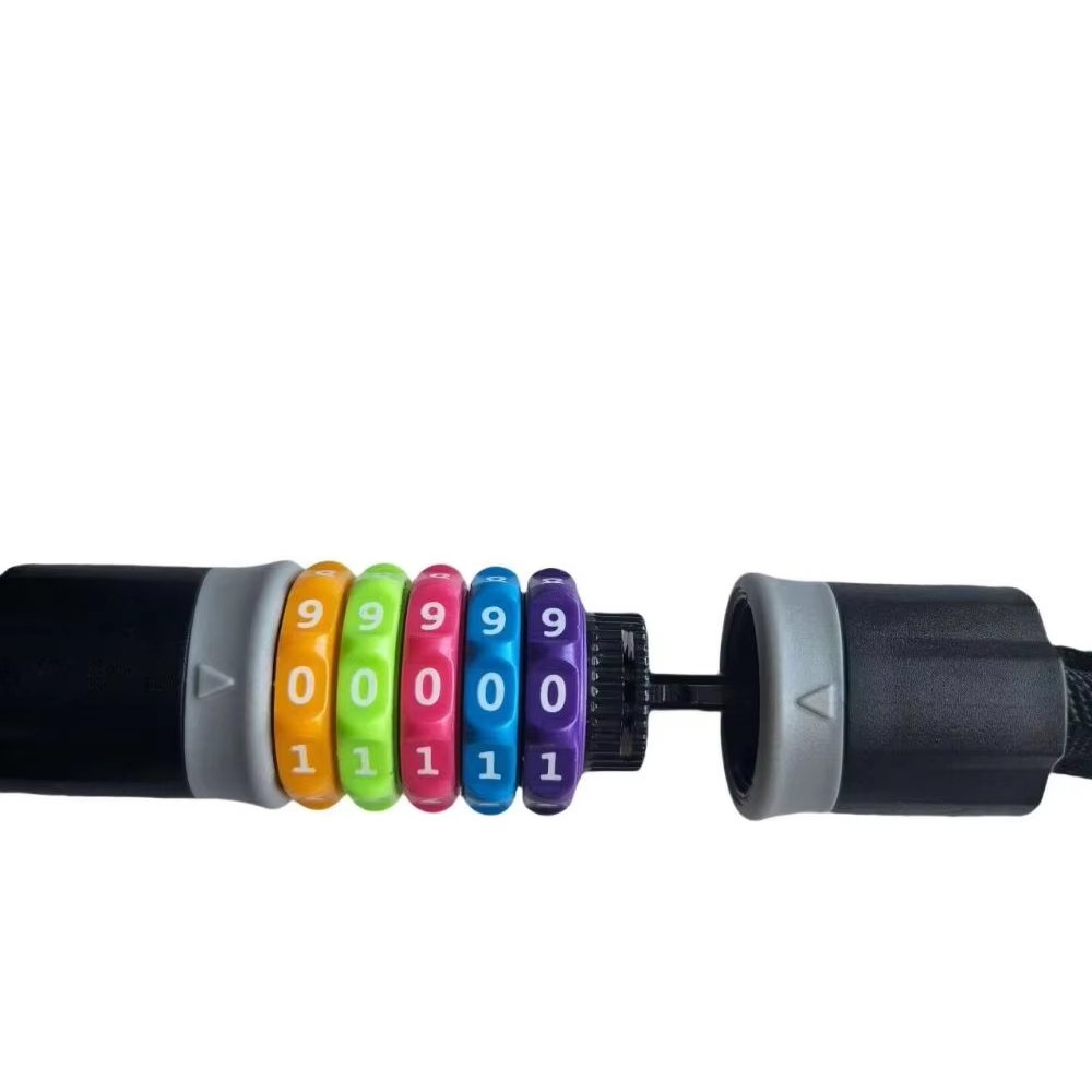 2024 Anti-Theft Protection motorbike customized Bike lock 5-digit code chain lock
