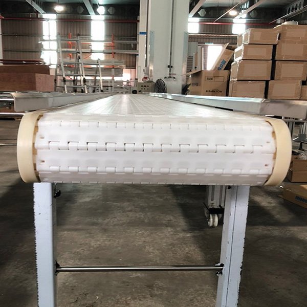 Fast Delivery MF2 CP 5 ZG POM Belt Conveyor Heavy Duty Plain Straight with Screw Discharge Chemical Resistant Food Processing