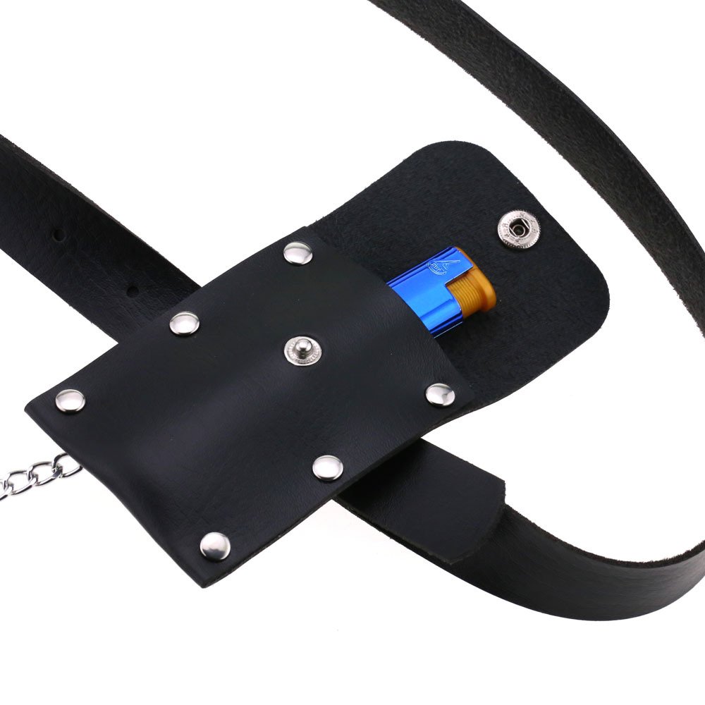 Metal Chain Waist Belt Coin Purse Charm Jeans Leather Belt mini Waist Bag Women Girlfriend gift Hip Hop Waistband Body Jewelry