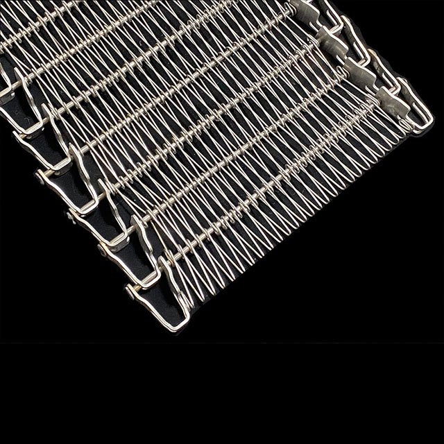 Food Industrial sus304 Metal Stainless Steel Spiral Dryer Wire Tunnel Feezer Mesh Cooling Tower Conveyor Belt for iqf