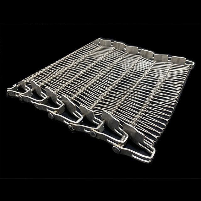 Food Industrial sus304 Metal Stainless Steel Spiral Dryer Wire Tunnel Feezer Mesh Cooling Tower Conveyor Belt for iqf