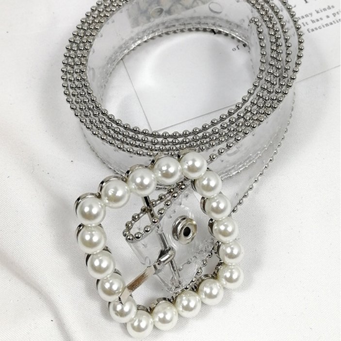 Shiny Metal Waist Chain Rhinestone Belt Bling Bling Jewelry Belt
