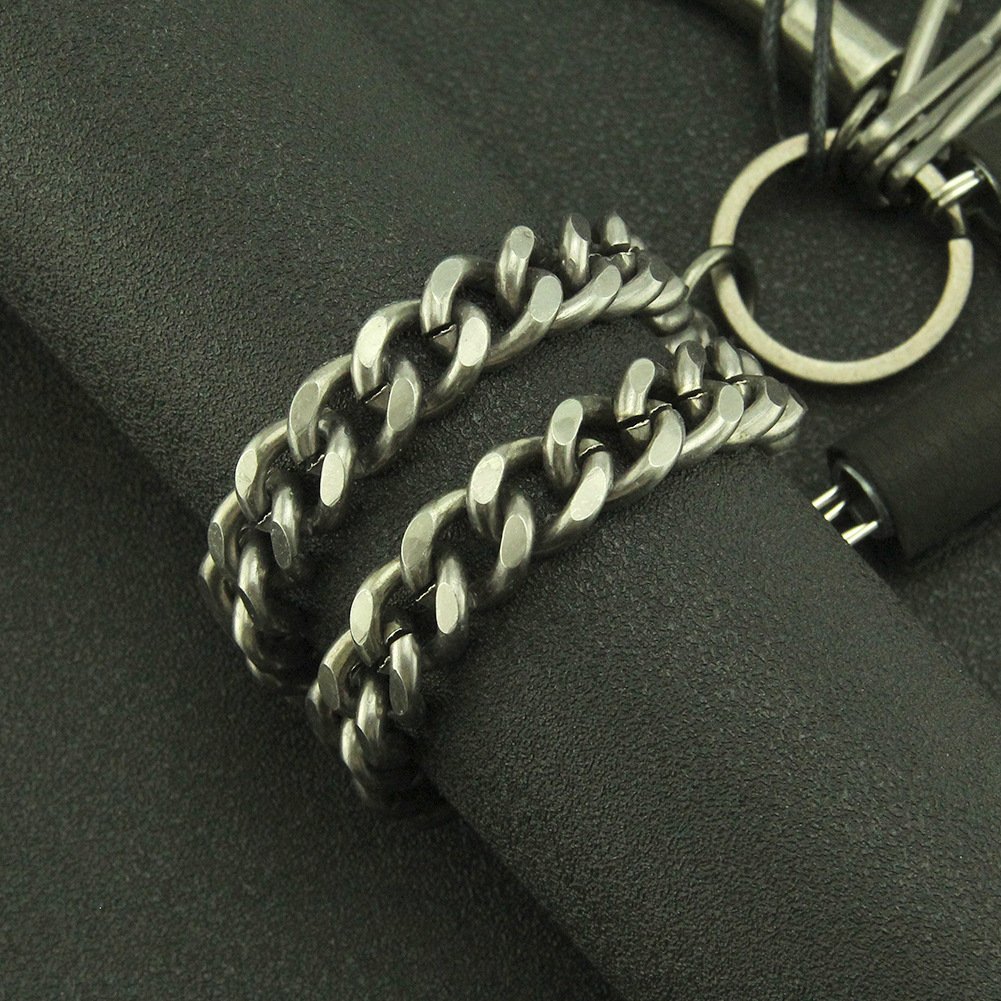 New Custom Gothic Rock Hip Hop Punk Trousers Belt Wallet Key Chain Pant Jean Chain