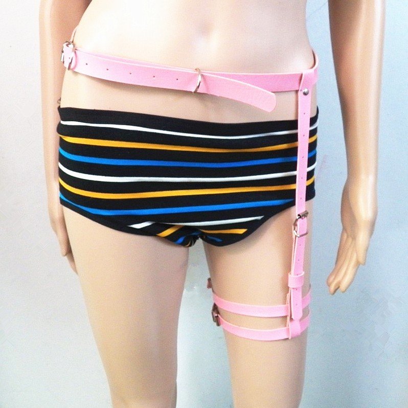 CIVET BDSM Hand-made Original Trendy Punk Bondage Belt Leg Ring One Hip-hop Jewelry Waist Chain All-match Trend Belt