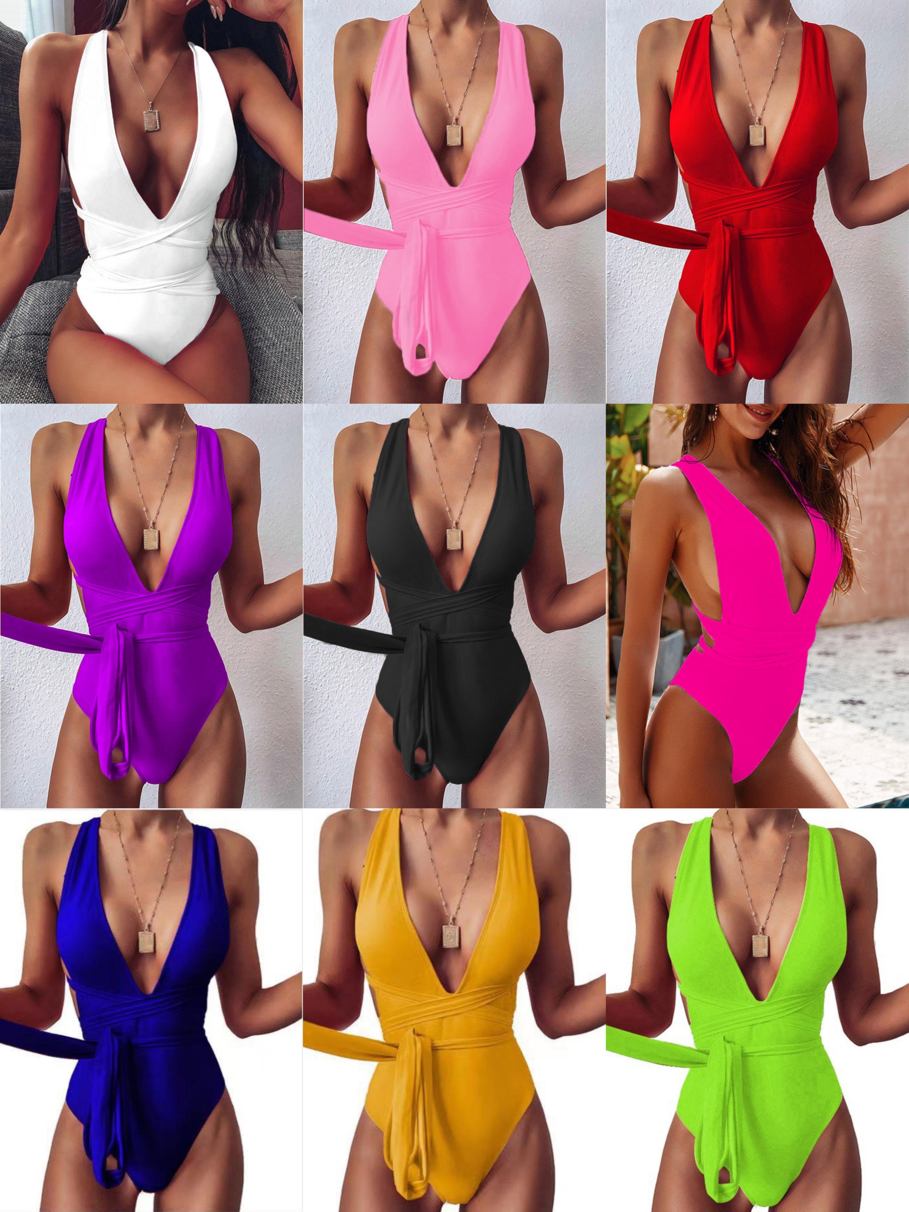 2022 Swimwear swimsuit beach swim wear women swim suits custom swimwear bikinis & beachwear high waist bathing suits for women
