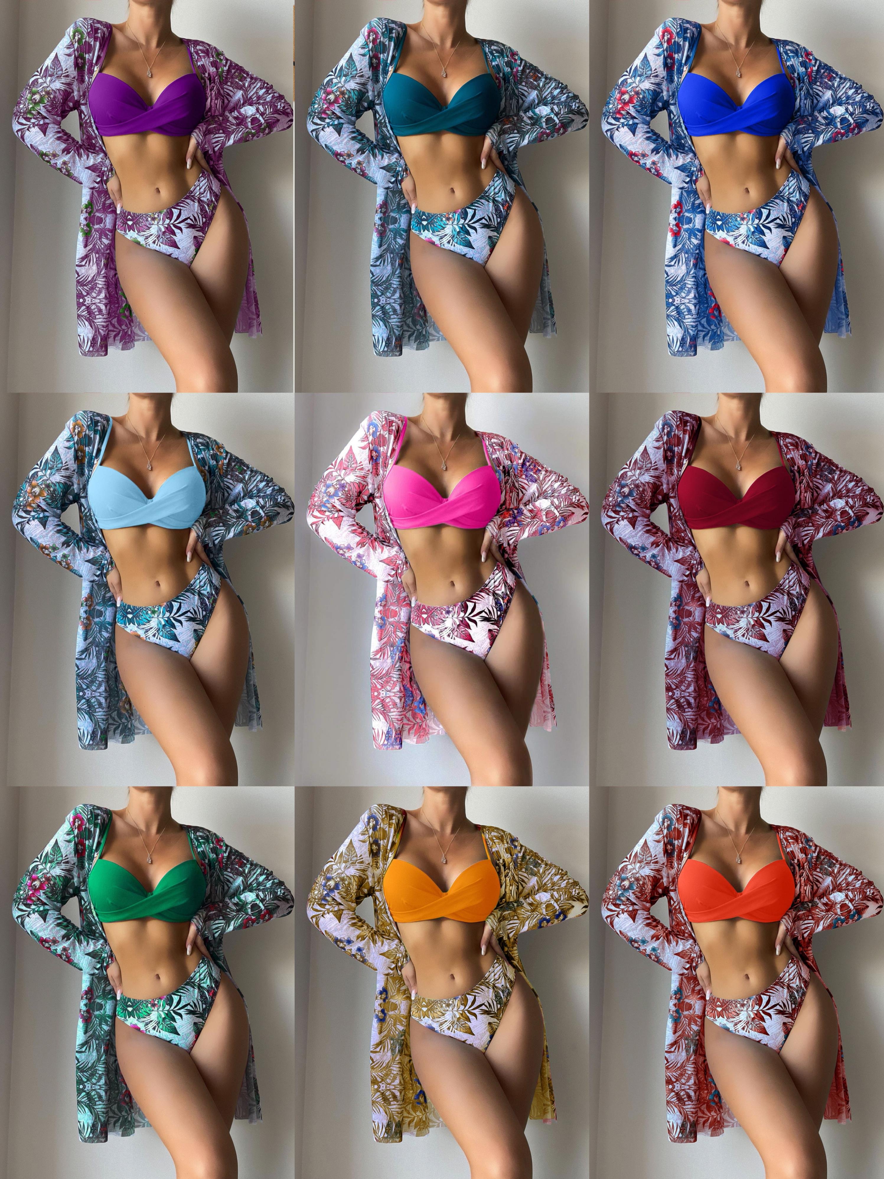 2022 Swimwear swimsuit beach swim wear women swim suits custom swimwear bikinis & beachwear high waist bathing suits for women