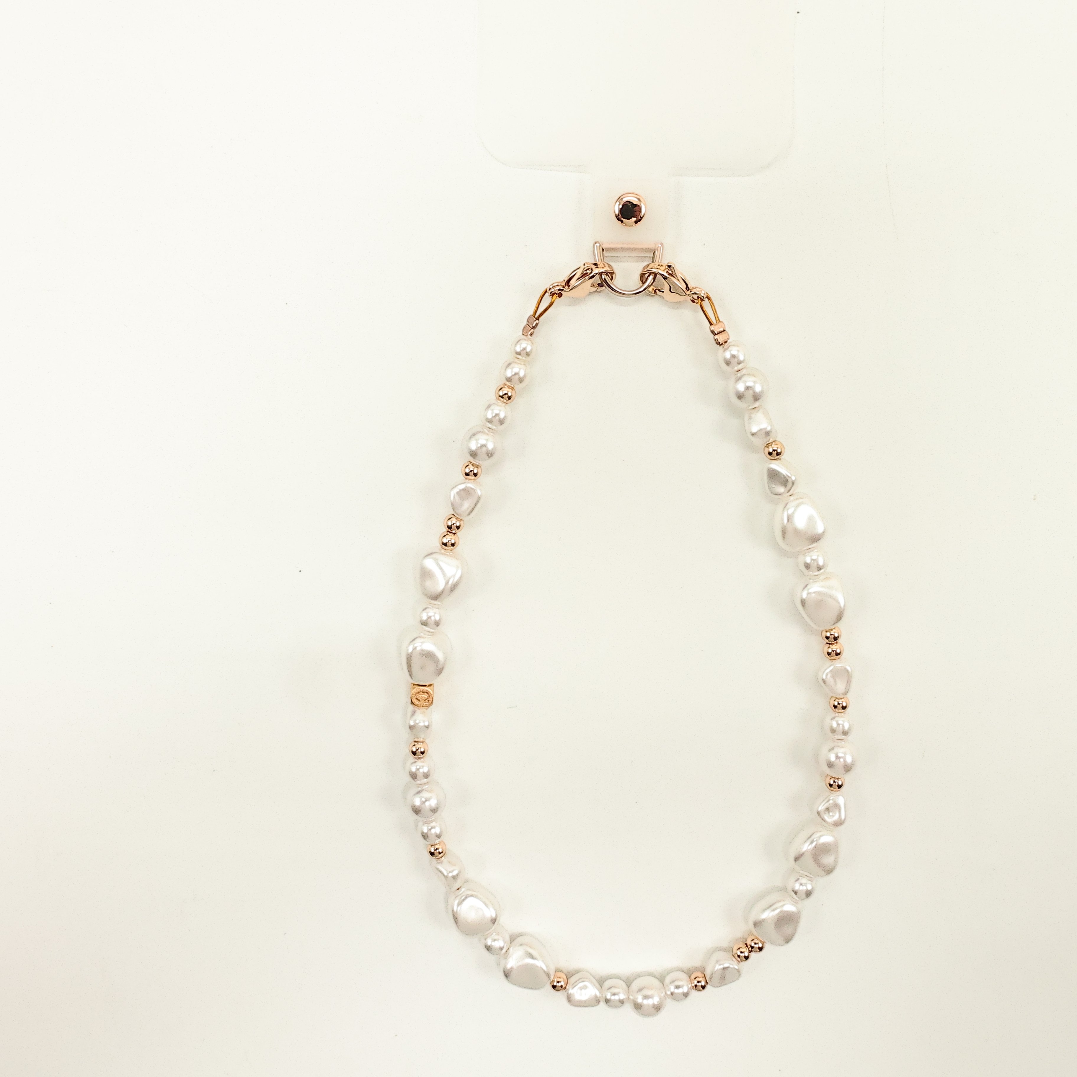 high quality Beaded Mobile Phone Lanyard Wristband Mobile Phone Charm Natural Stone Beaded Mobile Phone Chain Belt Girl